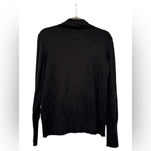 Ann Taylor Mock Neck Button Shoulder Sweater - Picture 4 of 6